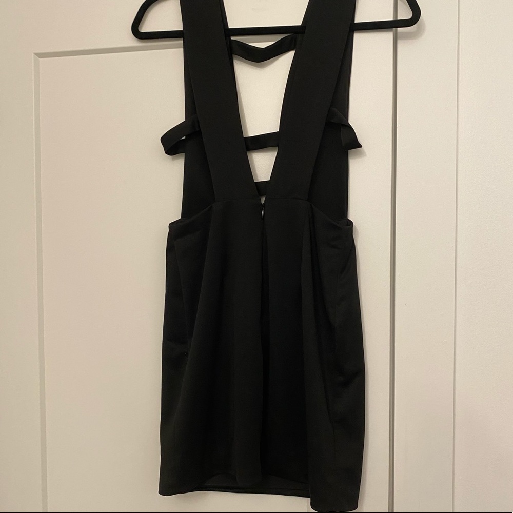 Black cut out dress